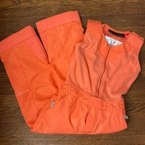 Spyder Snowsuit and matching mittens